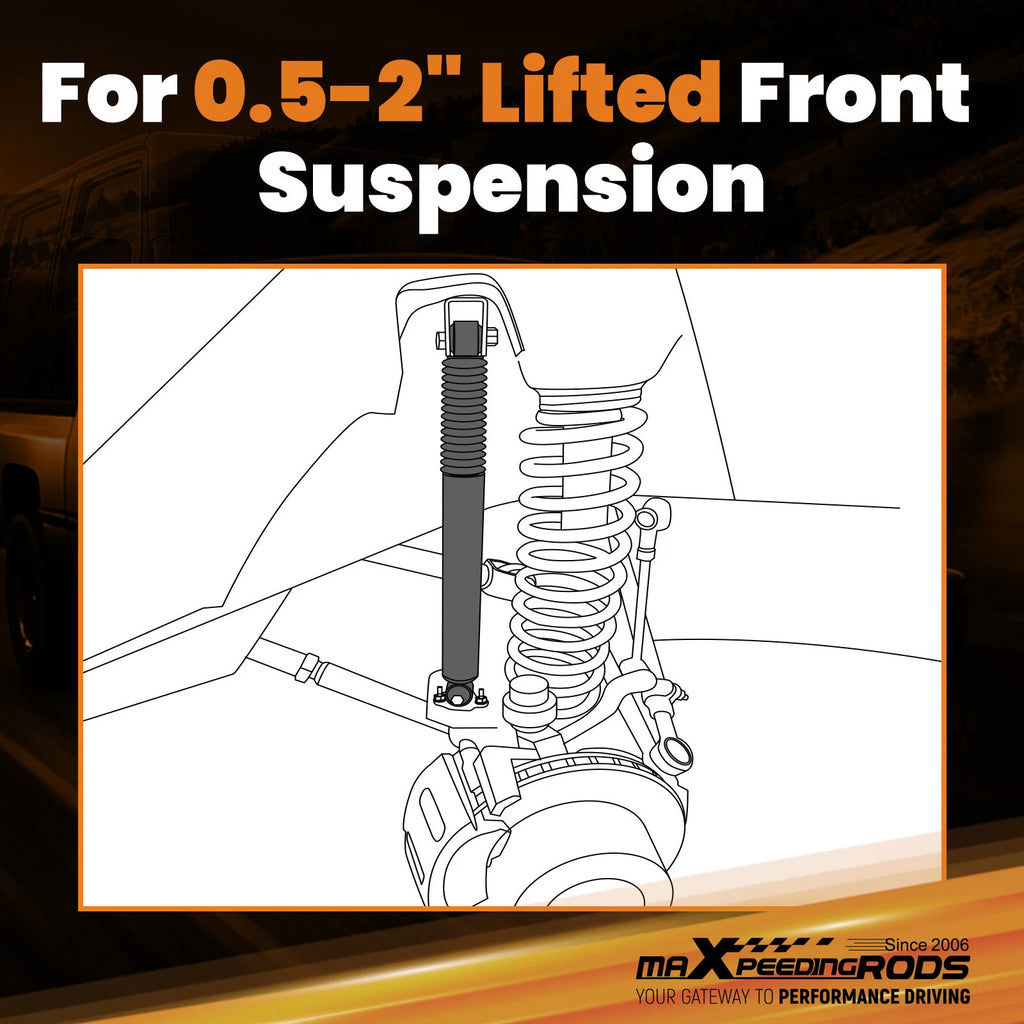Lift Front Shocks for Chevy Silverado/GMC Sierra 1500 2WD (1999-2007)
