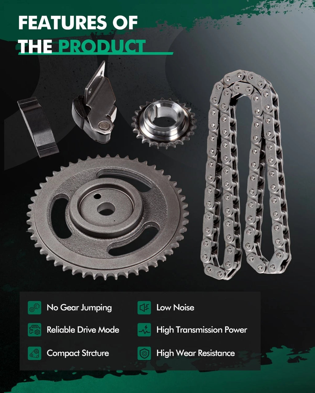 Timing Chain Kit for Dodge Dakota Jeep Wrangler (1994–2000)