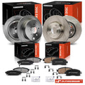 Set of 4 Disc Brake Rotors & Ceramic Pads for Subaru Impreza (2017–2019)