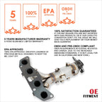 Direct Replace Exhaust Manifold Catalytic Converter for Altima/Sentra 2.5L (2002–2006)