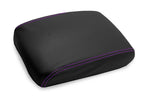 Leather Console Lid Armrest Cover for Infiniti FX35 (2009–2012) Purple Stitch