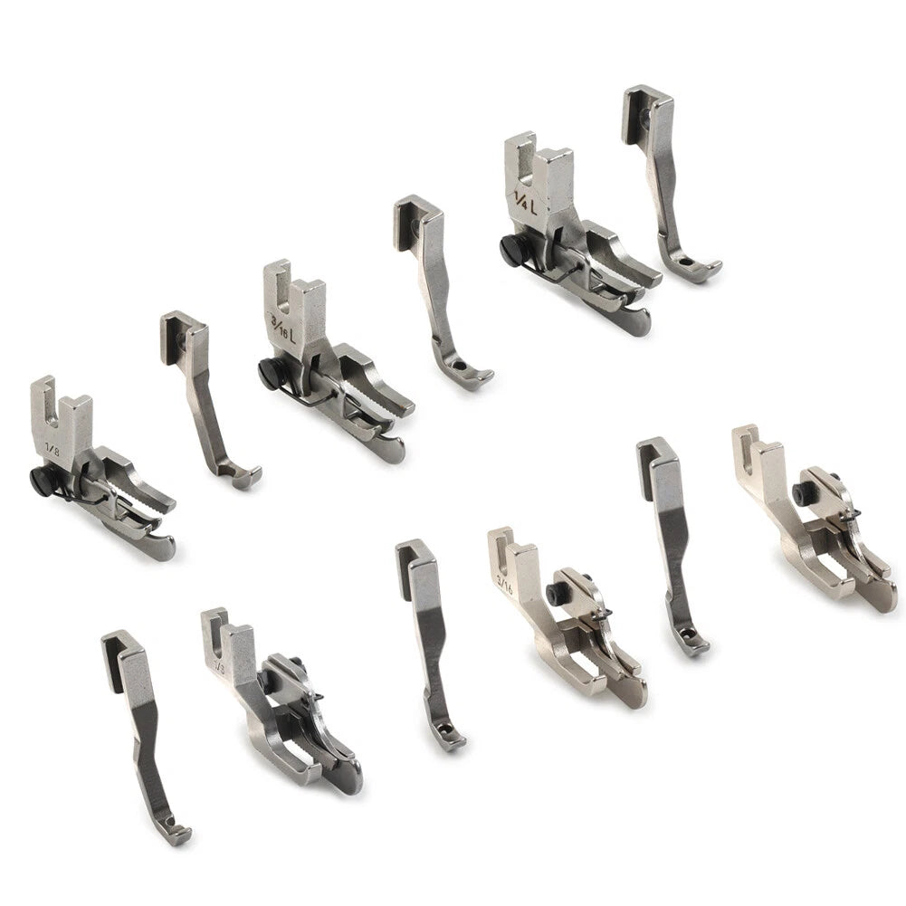 Set of 6 Walking Feet with Guide for Juki DU-141, DU-1181, Consew 205RB