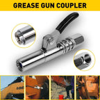 Heavy-Duty Grease Coupler for Quick Grease Gun NPTI/8 10000PSI