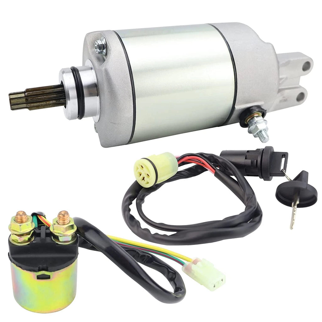 Starter with Relay & Key Switch for Honda TRX450FE FourTrax Foreman ES (2002–2004)