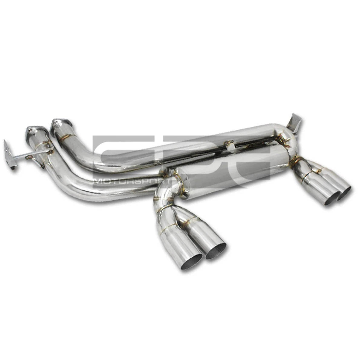 Dual Catback Axle Exhaust Muffler for BMW E46 M3 (2001–2006) 2.5" Stainless 2.75" Tip