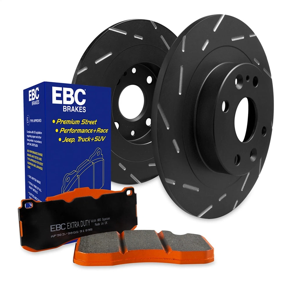 Set of 2 Brake Disc and Pad Kits for Chevy Yukon Suburban