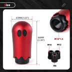 Red JDM Ghost Manual Gear Shift Knob for Universal Fit