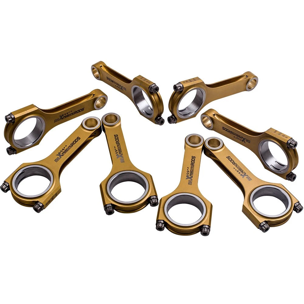 8x Titanized Forged Connecting Rods with ARP Bolts for Toyota Lexus 1UR 3UR (2007–2021)