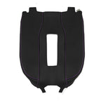 Leather Console Lid Bucket Cover for Chevrolet Silverado (2019–2020) Purple Stitch