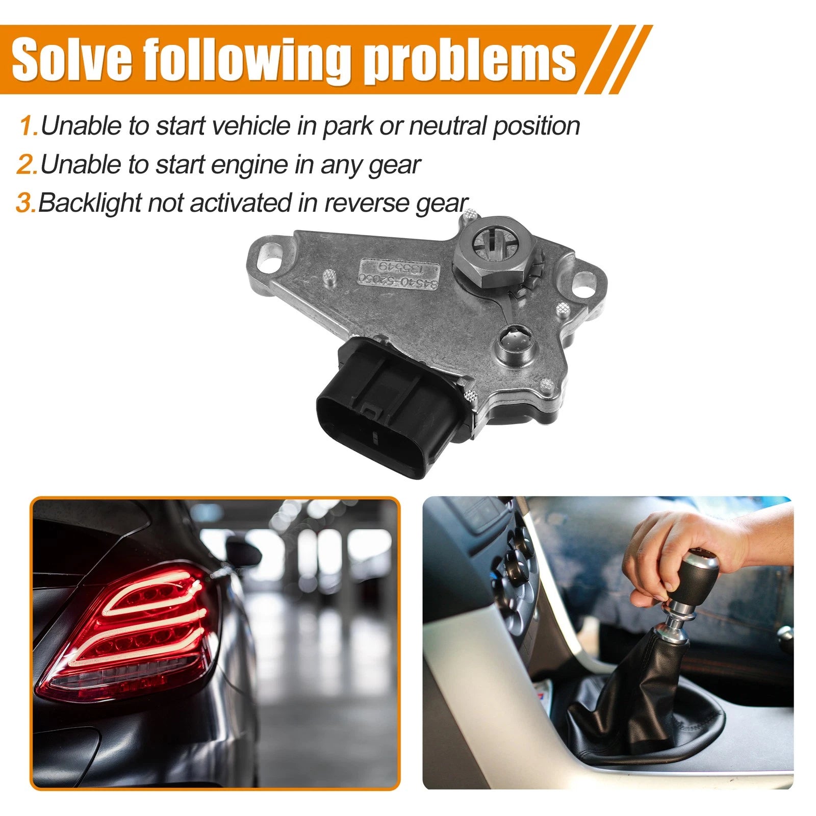 Automatic Transmission Neutral Safety Switch 84540-52050 for Toyota Scion (2000–2015)