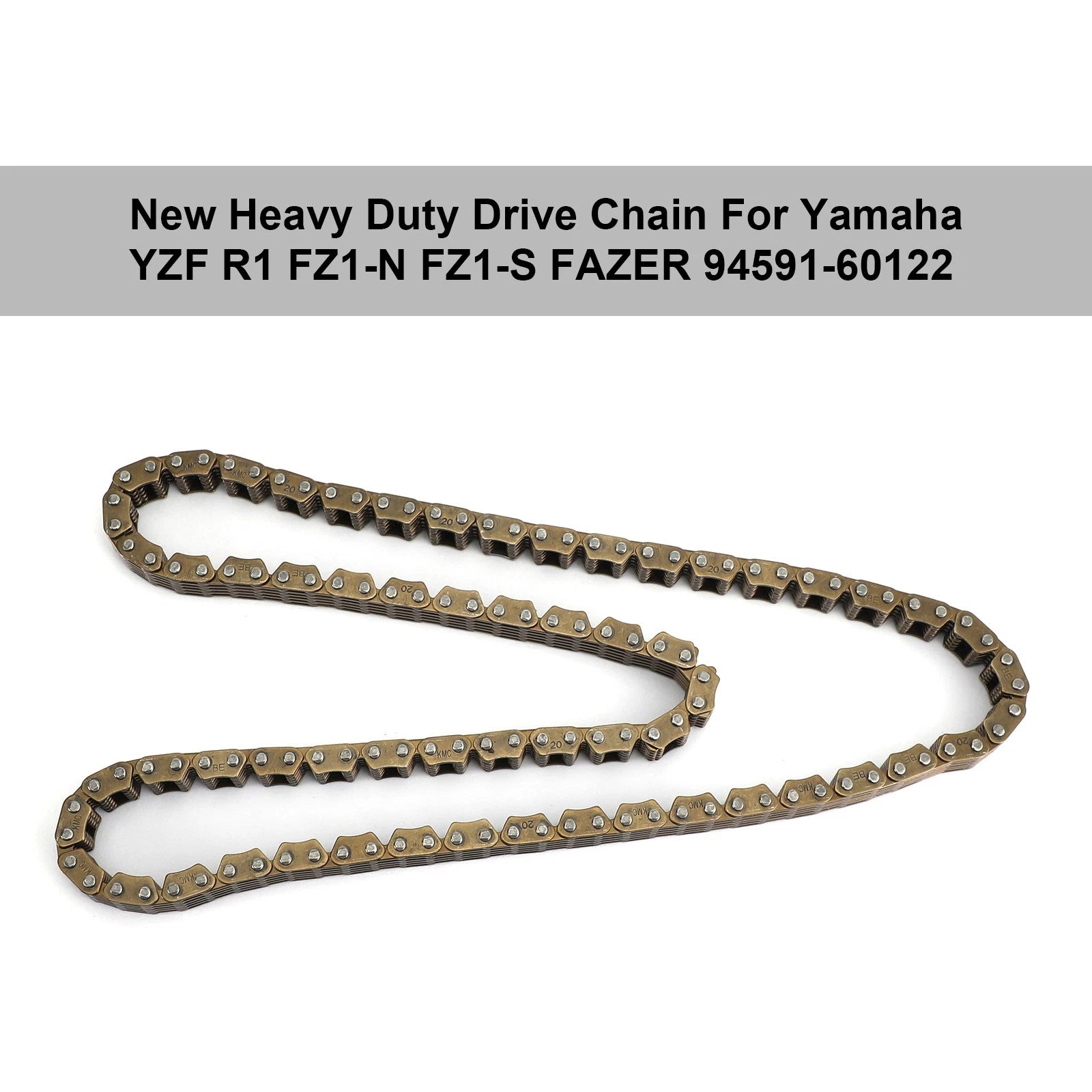 Heavy Duty Drive Chain for Yamaha YZF R1, FZ1-N, FZ1-S, Fazer (94591-60122)