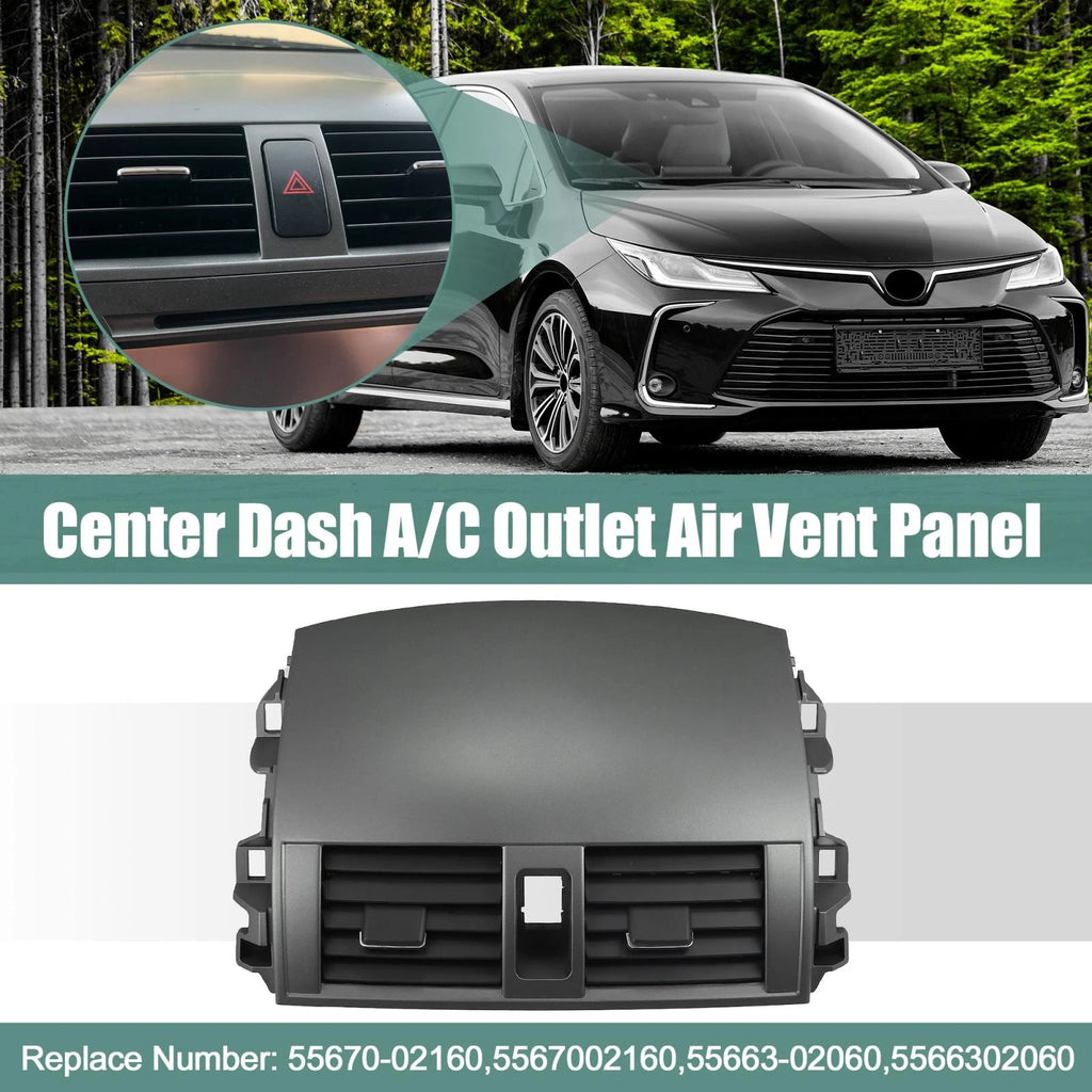 Center Dash A/C Air Vent Outlet Panel for Toyota Corolla (2008–2013) 55663-02060