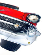 Front Bumper Metal Sign for Chevrolet Bel Air (1957–1957)