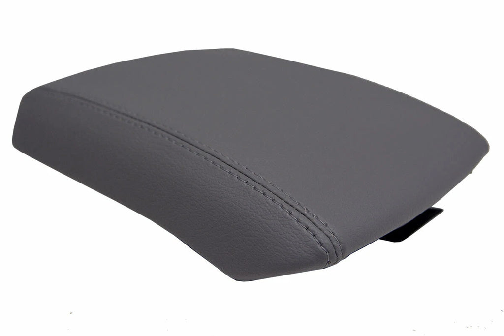 Center Console Lid Armrest Cover for Nissan Xterra (2005–2015) Gray Leather