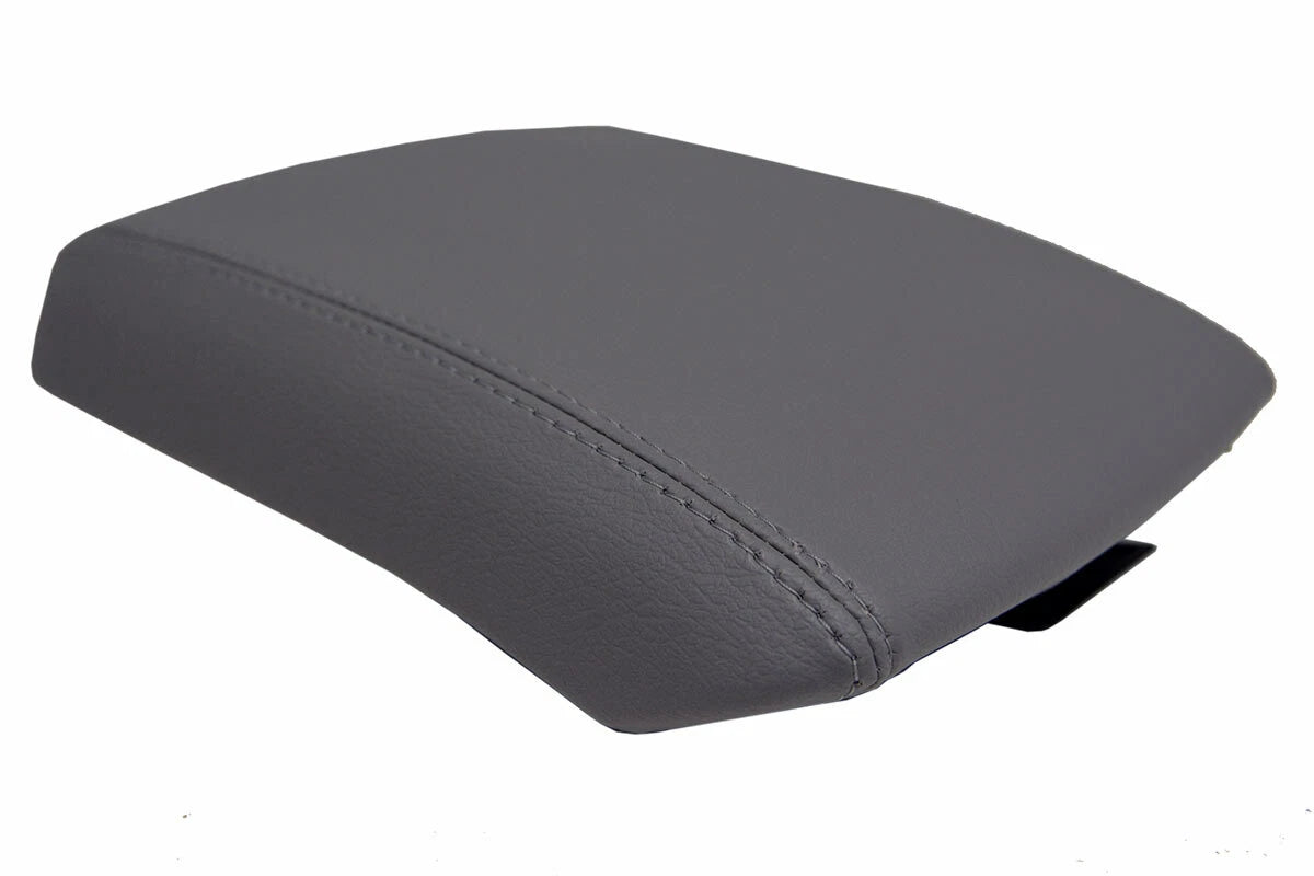 Center Console Lid Armrest Cover for Nissan Xterra (2005–2015) Gray Leather