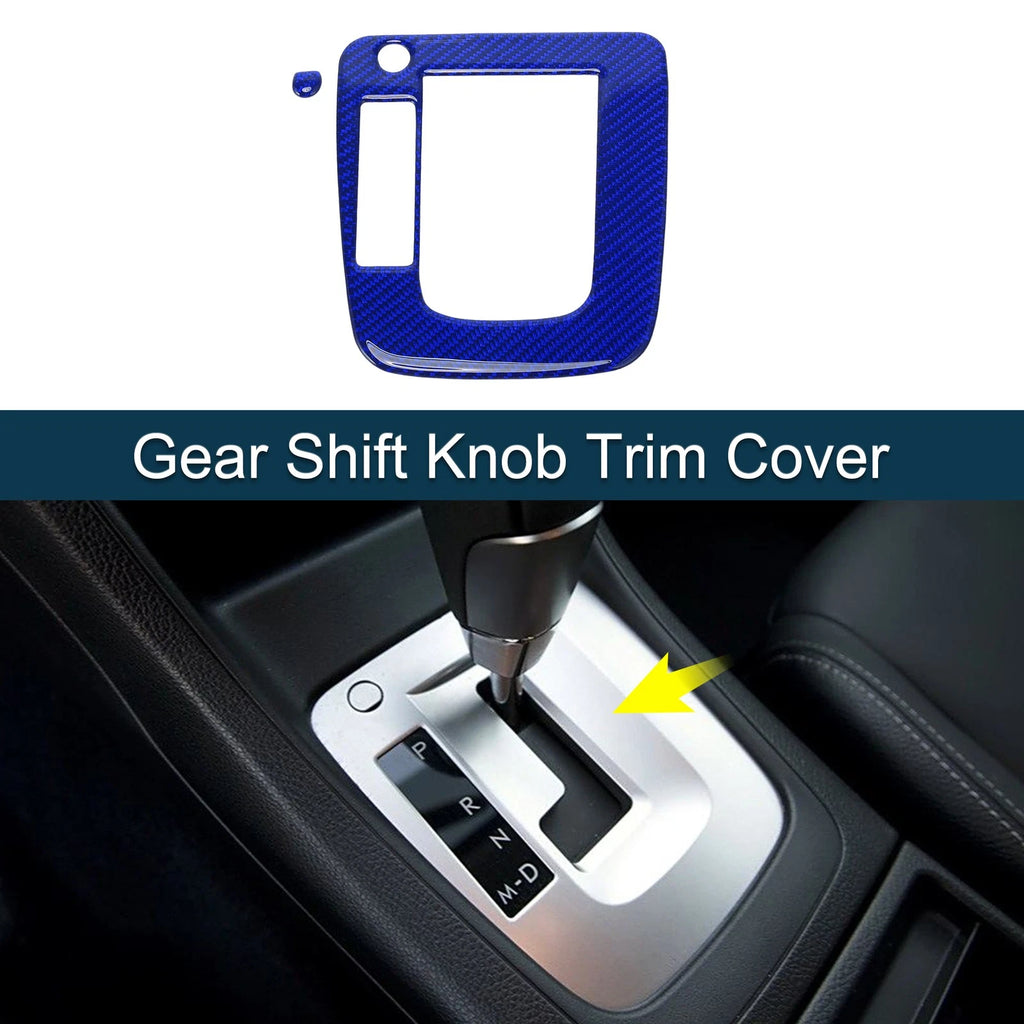 ABS Gear Shift Knob Cover Decal Sticker for Subaru Impreza (2012–2014) Dark Blue