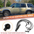 6X Spark Plug Wire Ignition Coil Cable No.XU2Z12259FA for Ford Explorer (2002–2005)