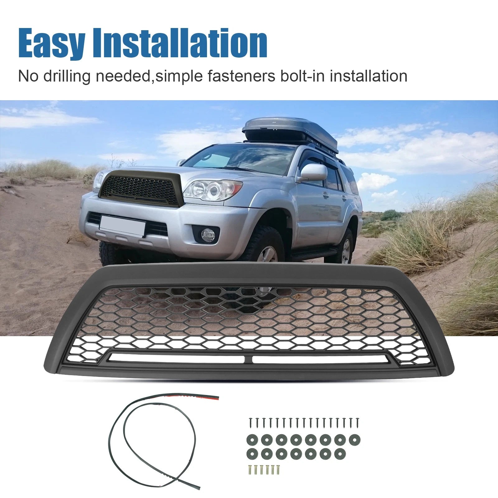 Front Bumper Grille for Toyota 4Runner (2006–2009)