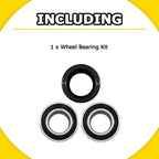 Front Rear Wheel Bearing Seals Kit for BMW K1200R (2004–2008), Suzuki VZ1600 (2004–2005)