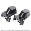 2X Black Rear Axle Cover Swingarm Cap for Harley Softail (2008–2017)
