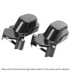 2X Black Rear Axle Cover Swingarm Cap for Harley Softail (2008–2017)