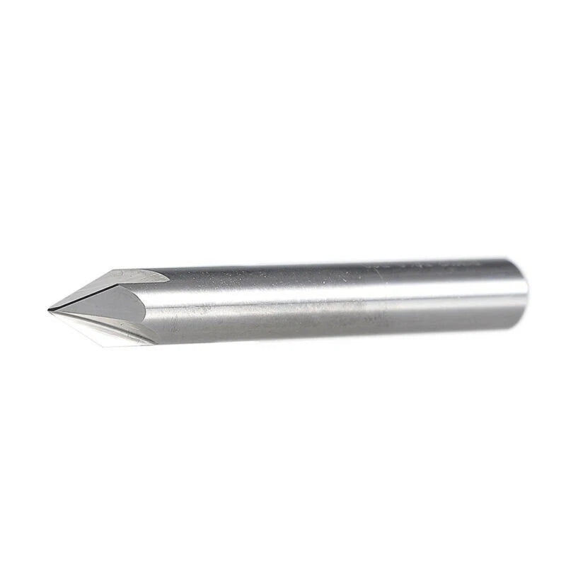 6mm 60 Degree 2 Flute Carbide Chamfer Milling Cutter for Aluminium Copper