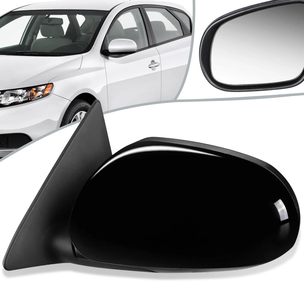 OE Style Manual Side Door Rear View Mirror Left for Kia Forte (2010–2013) KI1320144
