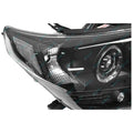 Angel-eye Projector LED BLACK Headlights for Toyota Landcruiser 200 07-15
