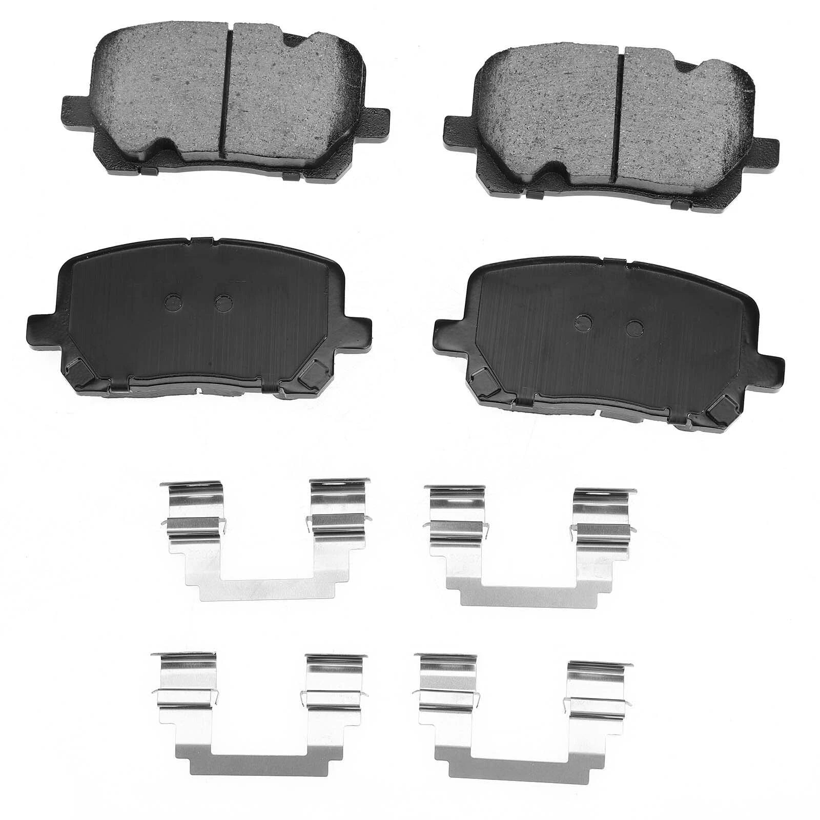 Front Disc Brake Rotors & Ceramic Pads for Toyota Corolla Matrix (2003-2008)