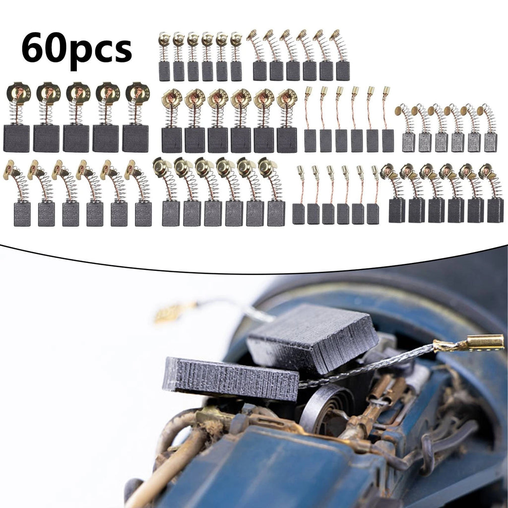 Set of 2 Carbon Brushes for Circular Saws (Electric Motor)