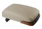 Leather Console Lid Pull Over Cover for Kia Amanti (2004–2006) Beige