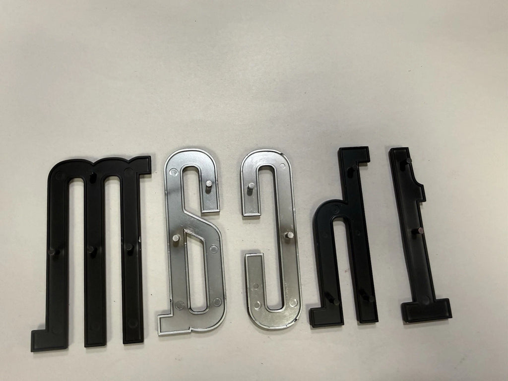 Rocker Panel Emblem Letters Replacement for 1970 Ford Mustang Mach 1