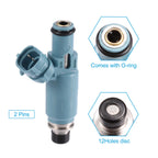 Set of 4 Fuel Injectors 195500-3920 16611-AA521 for Subaru Impreza WRX (2002–2005)