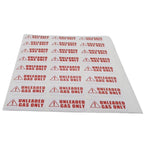 Unleaded Sticker for