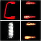 Chrome Red LED Tail Light Assembly for Ram 1500 (2019–2024)