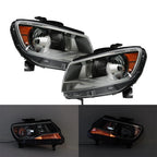 Headlight Assembly for Chevy Colorado (2015–2022) Pair Halogen Black
