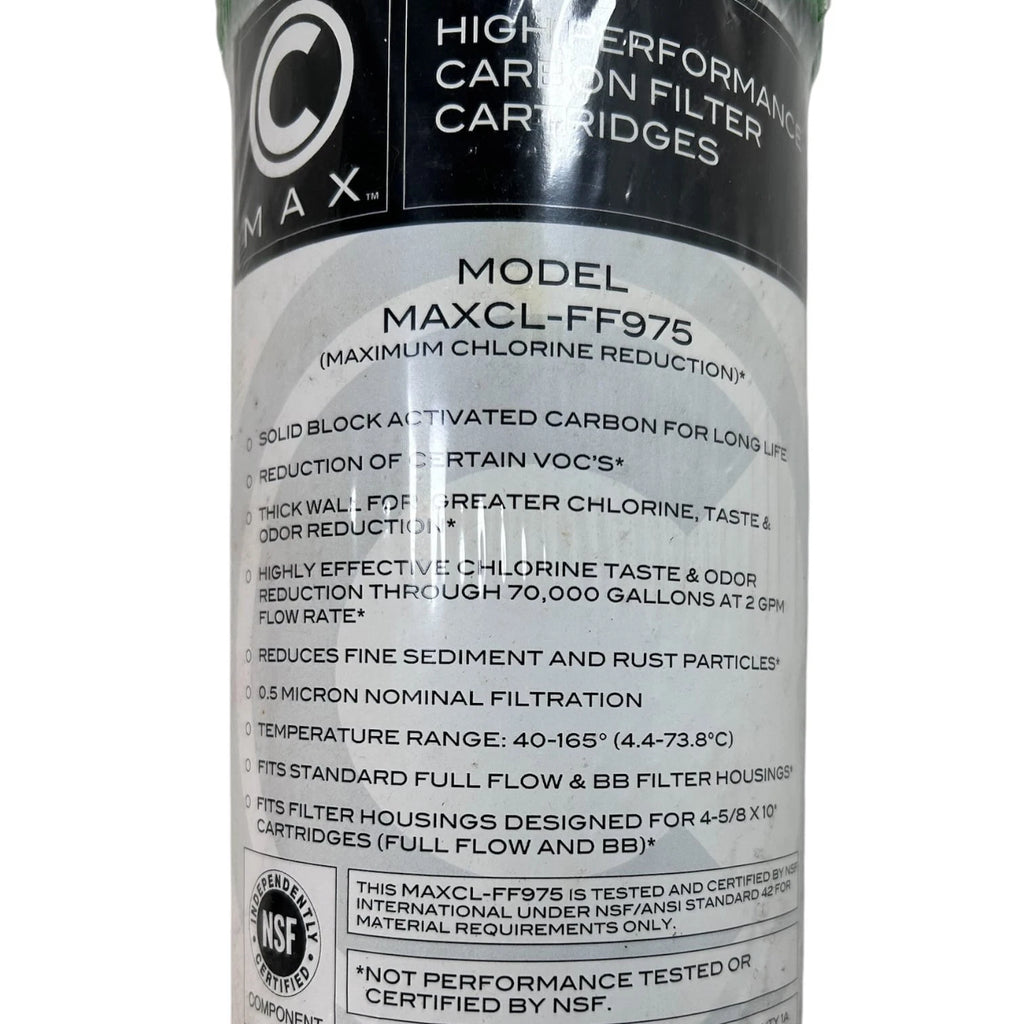 Watts C-Max MAXCL-FF975 Carbon Block Filter 10'' x 4 5/8'' for C-Max