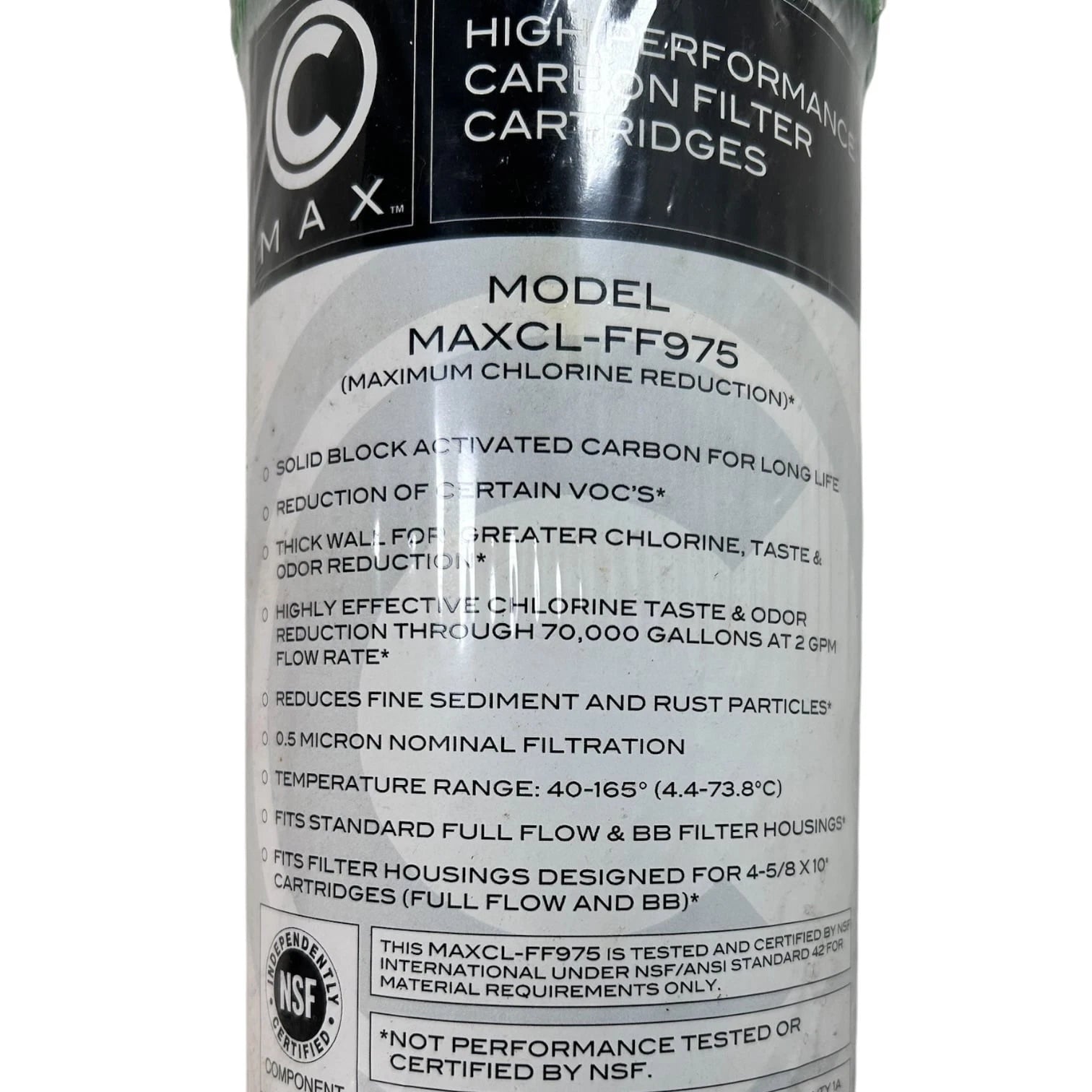 Watts C-Max MAXCL-FF975 Carbon Block Filter 10'' x 4 5/8'' for C-Max
