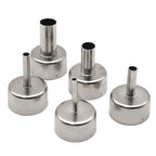 Set of 5 Nozzles for Hot Air Station Soldering (22mm, 3mm, 4mm, 5mm, 8mm, 10mm)