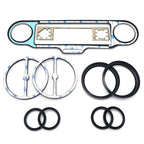 Black Skull Inner Fairing Trim Kit for Harley Electra Glide Street Glide (2006–2013)