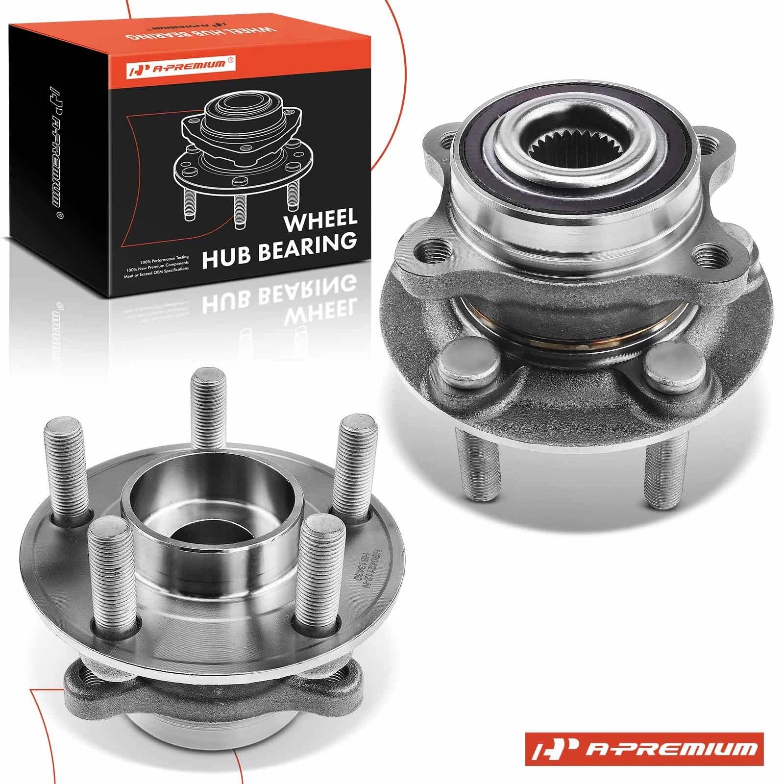 2X Rear Wheel Hub & Bearing Assembly for Ford Fusion (2017–2019)