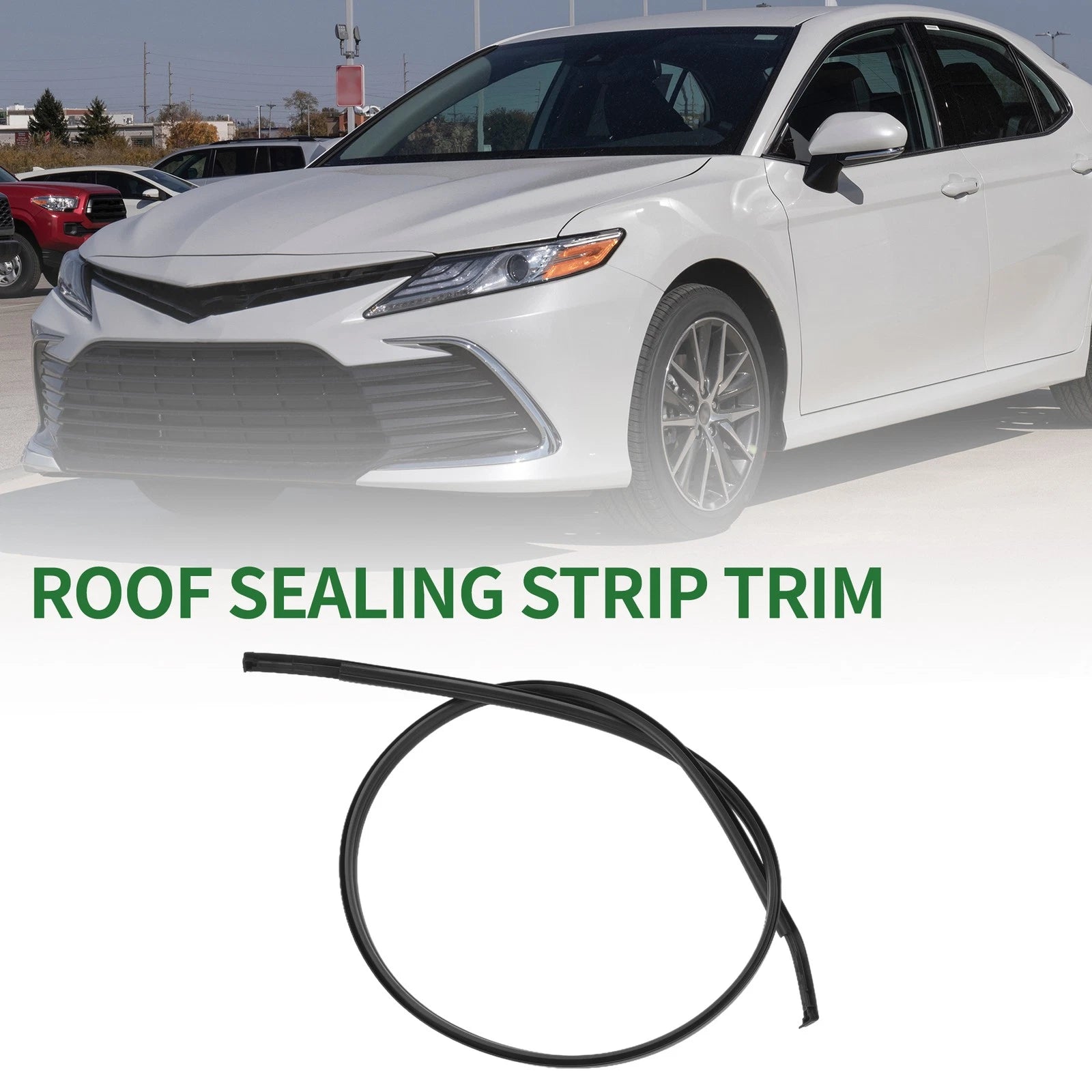 Left Side Roof Sealing Strip Sunroof Trim No. 7555606130 for Toyota Camry (2018–2022)