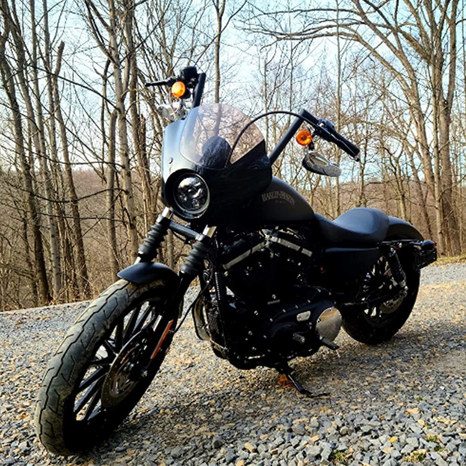 Headlight Gauntlet Fairing Mask for Harley Sportster XL 883 1200 (1988-2020)