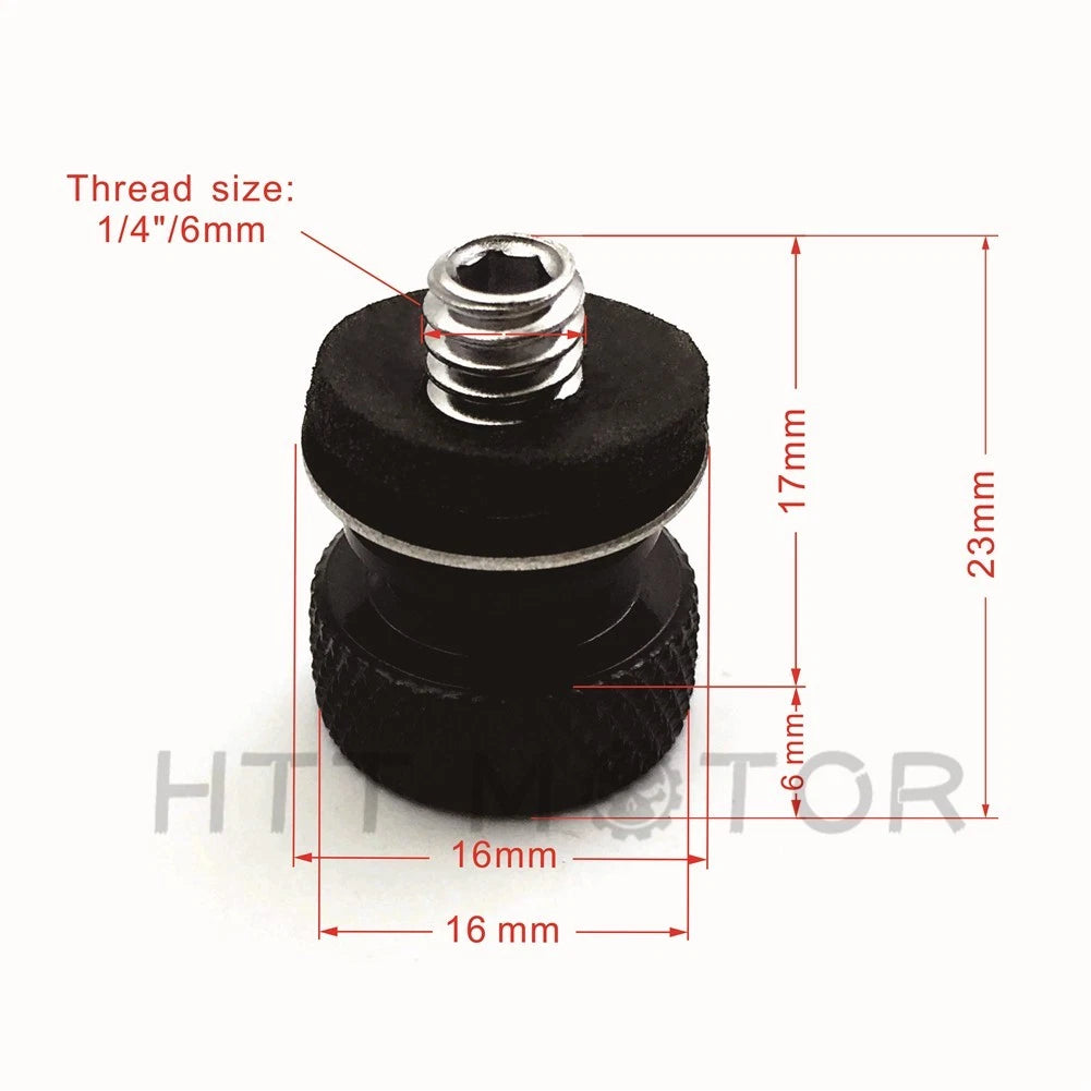 2X Seat Bolt for Harley Davidson Dyna Sportster Softail (–2023) Black Billet Aluminum