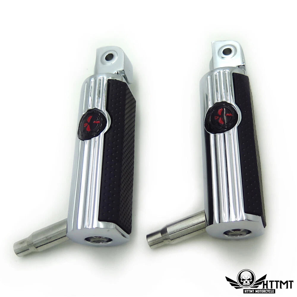 Chrome Footpegs for Yamaha V-Star 1000, 650, Royal Star, V-Max, Virago, Stryker