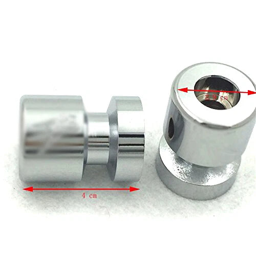 Chrome Swingarm Spools for Suzuki GSX 1300R Hayabusa / GSF1250S Bandit (2008–2023)