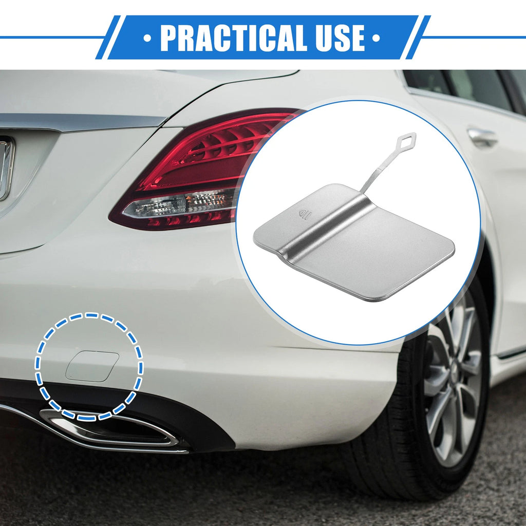 Tow Hook Eye Hole Cover Cap for Mercedes-Benz GLK350 (2010–2015) Silver Tone