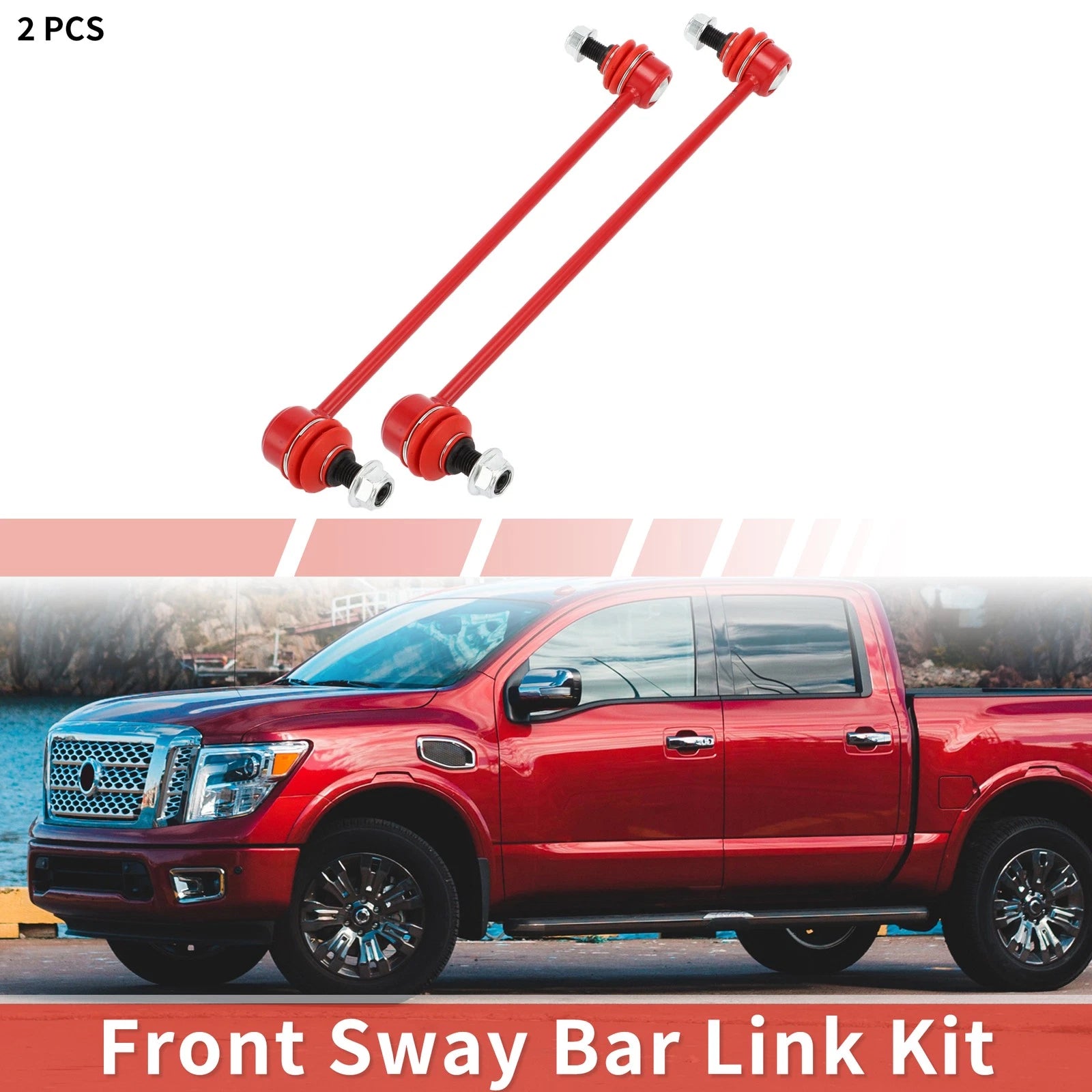 2X Front Sway Bar Links Stabilizer Link Kit for Nissan Maxima (2009–2014)