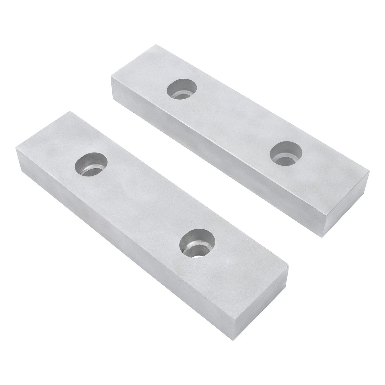 Set of 2 Machined Aluminum Reversible Soft Jaws for 6" Vises