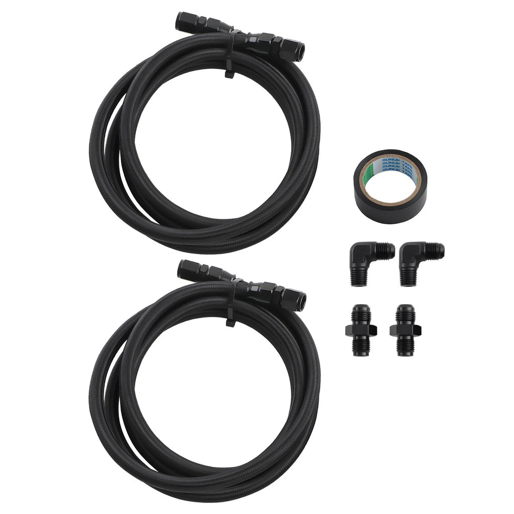 Transmission Cooler Hose Line Kit for GM (6AN) 4L60E 4L65E 700R4 TH350 TH400 (1982–2006)